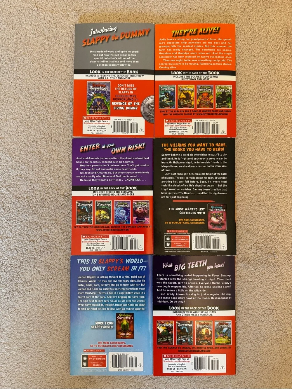 Scholastic set six