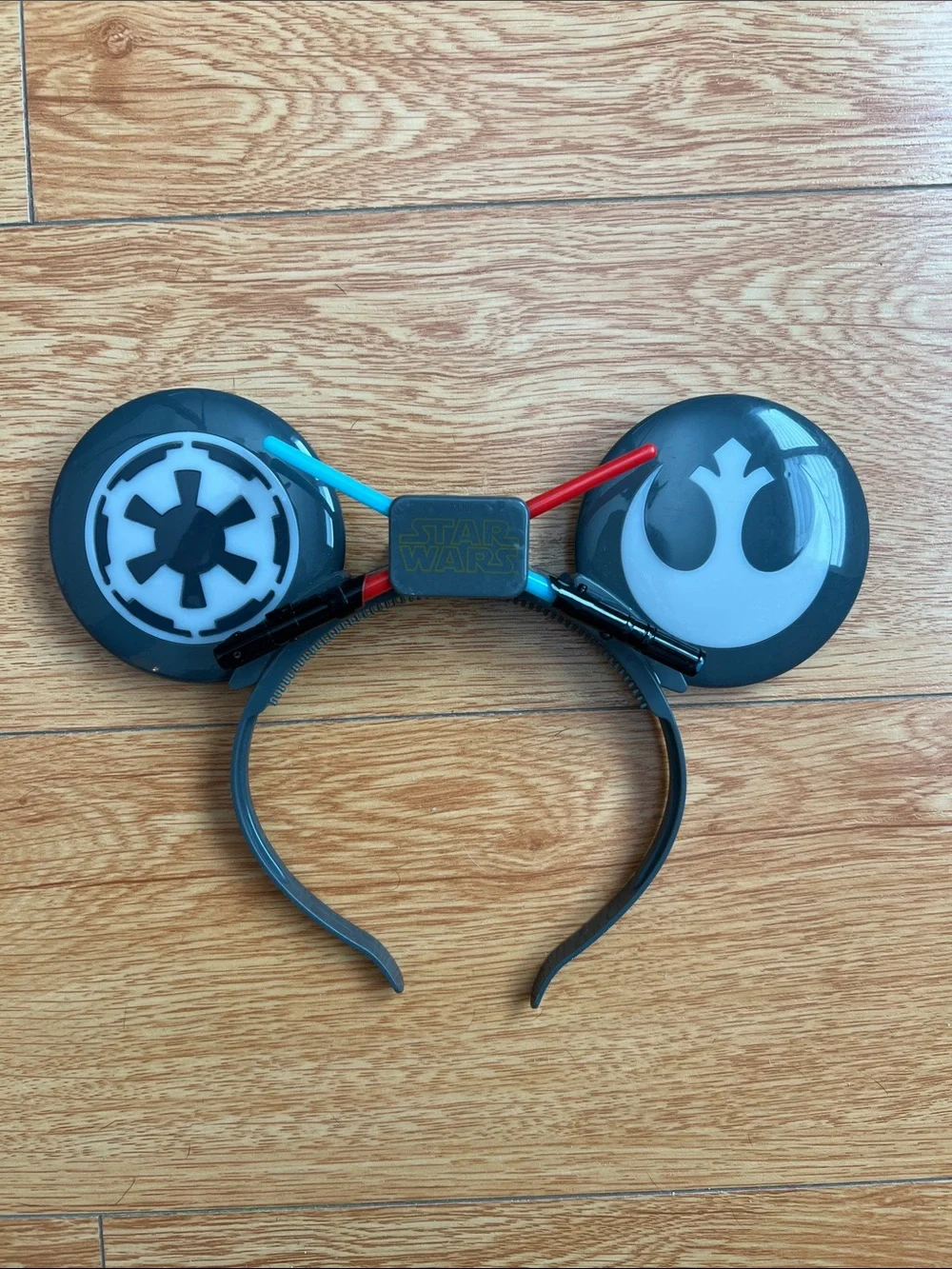 Star Wars Kids Headband with Black Ears and White Rebel/Empire Icons