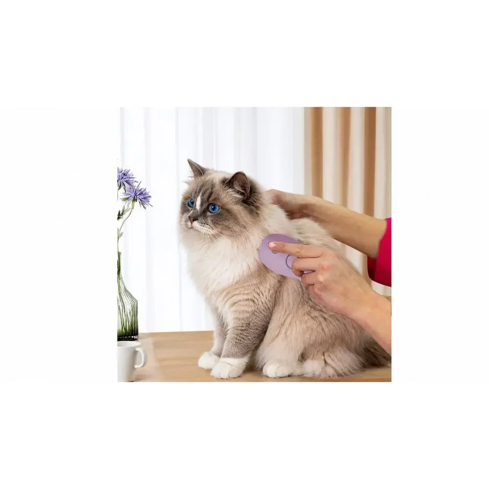 Whale Pet Spray Grooming Brush for Dogs Cats & Small Pets NIB Blue