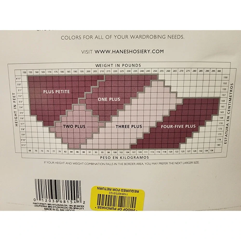 Hanes plus silk