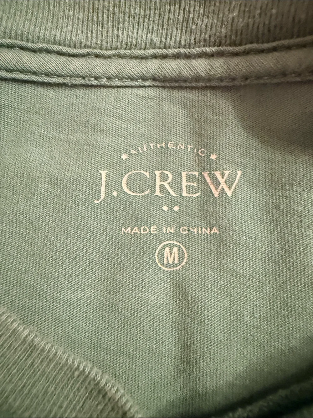 J. Crew teal hockey
