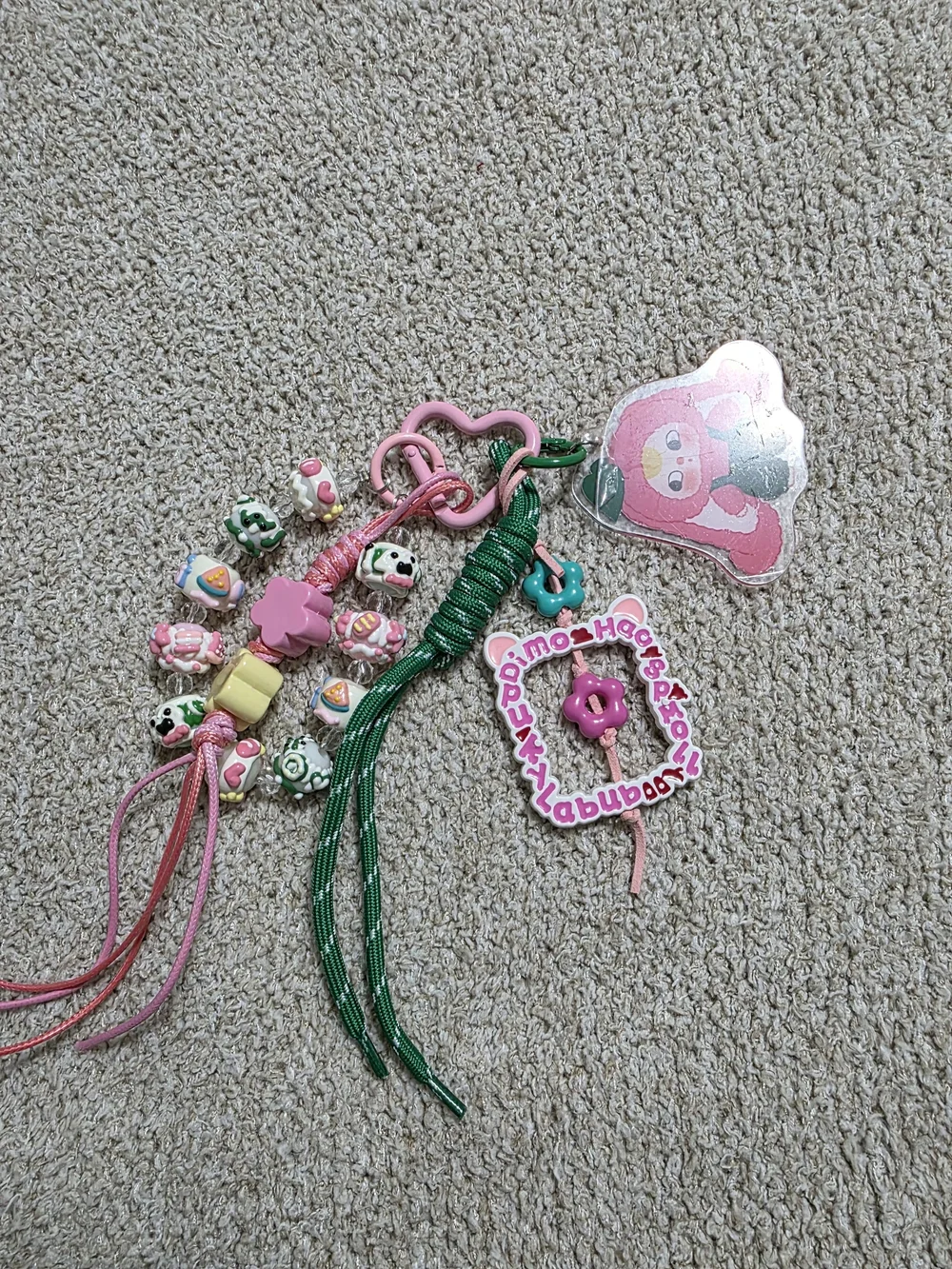 Baby Three Love Keychain