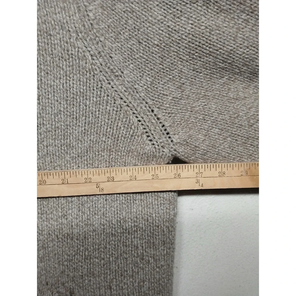 Vintage LL bean wool flannel‎ lined zip up sweater mens XXL