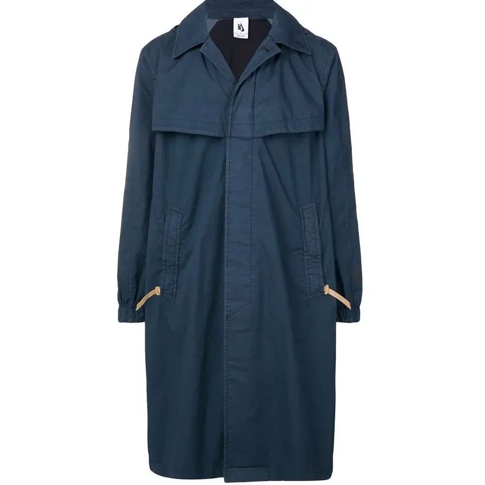 Nike Nikelab X Made In Italy Thunder Blue Long Jacket Coat AO0854-471 Men‎ Small