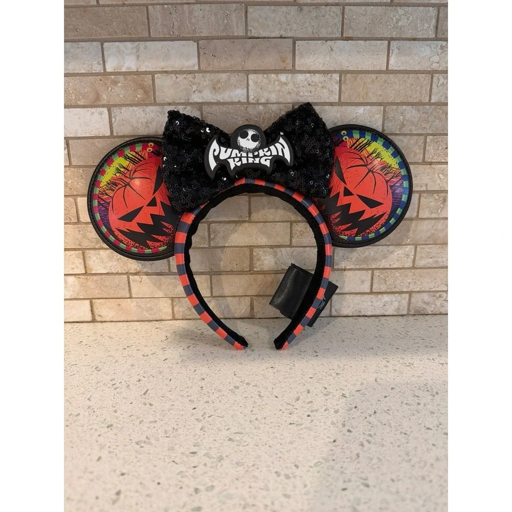 Disney Pumpkin‎ King Minnie Ears Headband