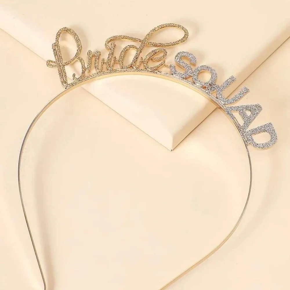 Bride Squad Headband, Bachelorette Party, Bridal Party, Bridesmaid, Engagement