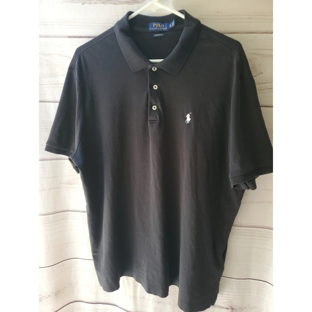 Ralph Lauren black button