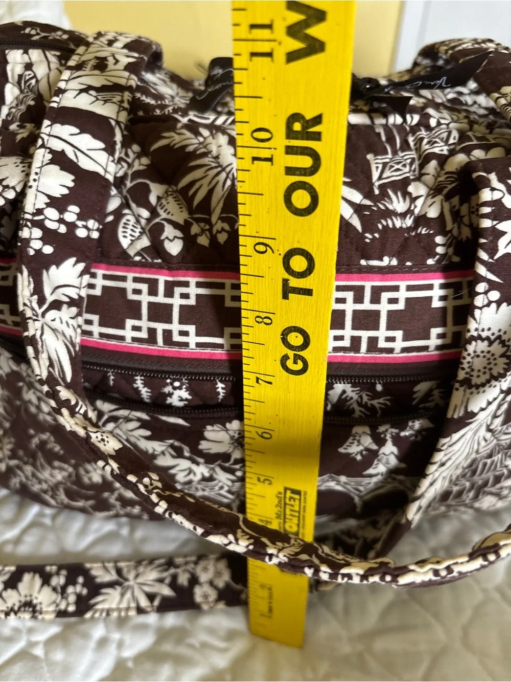 Vera Bradley brown trim