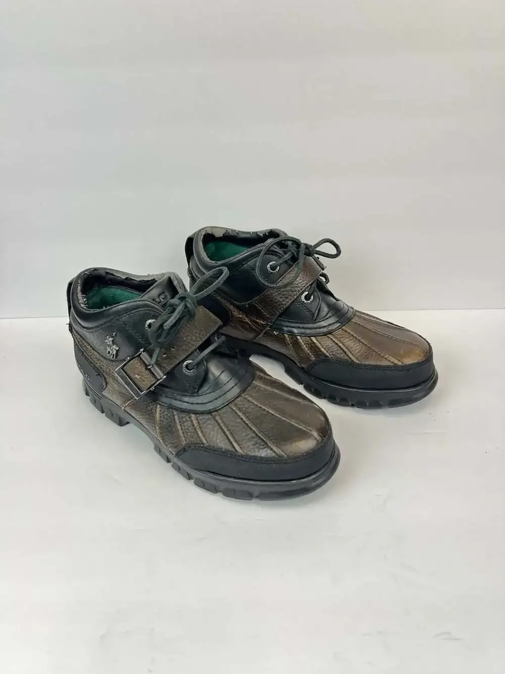 Polo Ralph Lauren Dover III Men's Leather Duck Boots Size 8D