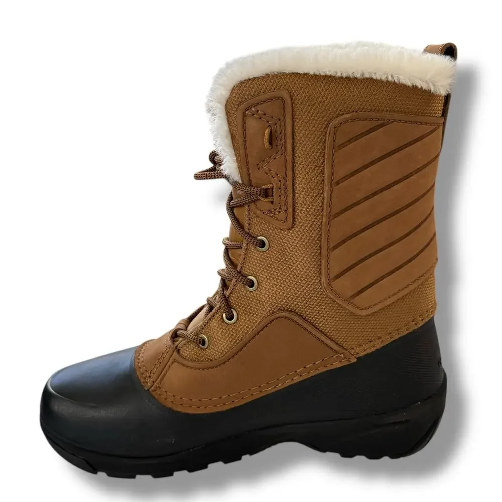 The North Face Shellista IV Mid Winter Boots Women's Size 10 Waterproof Brown