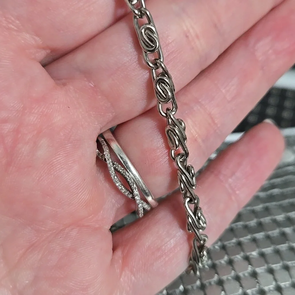Vintage elegant silver