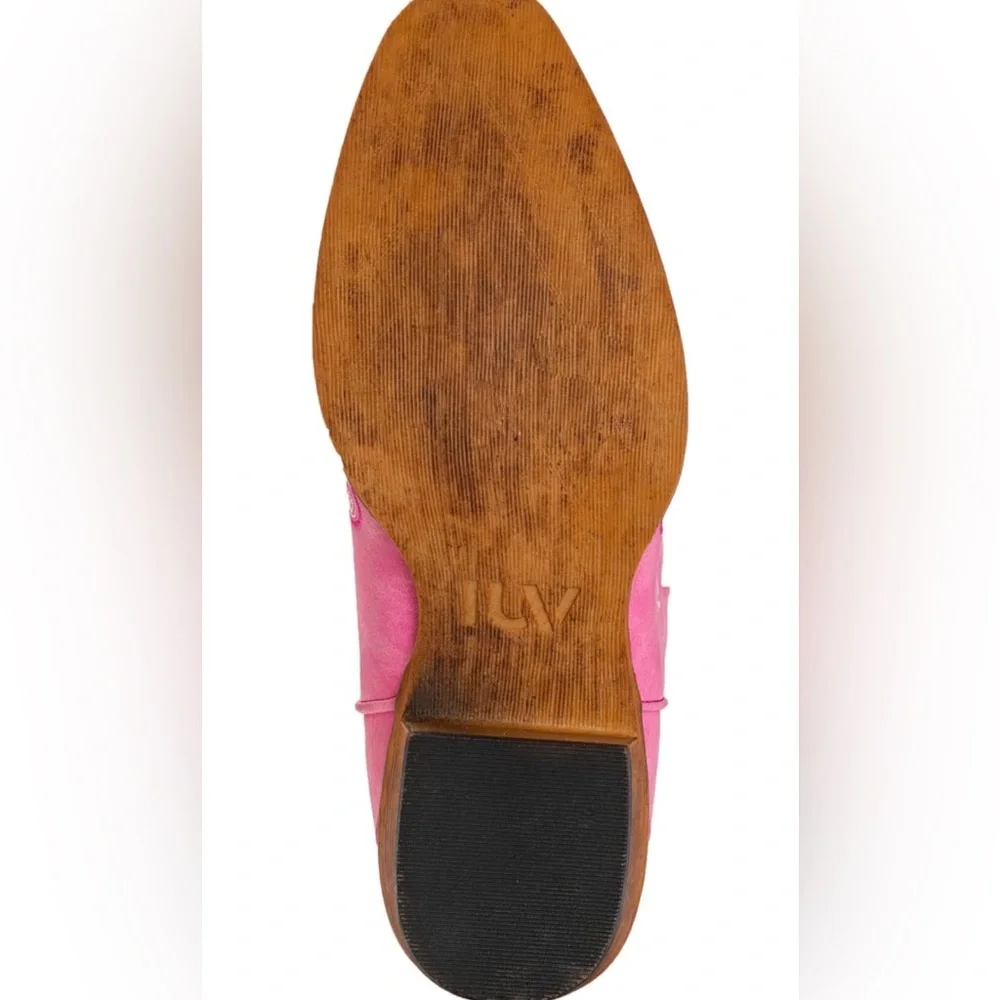 N/A pink embroidered