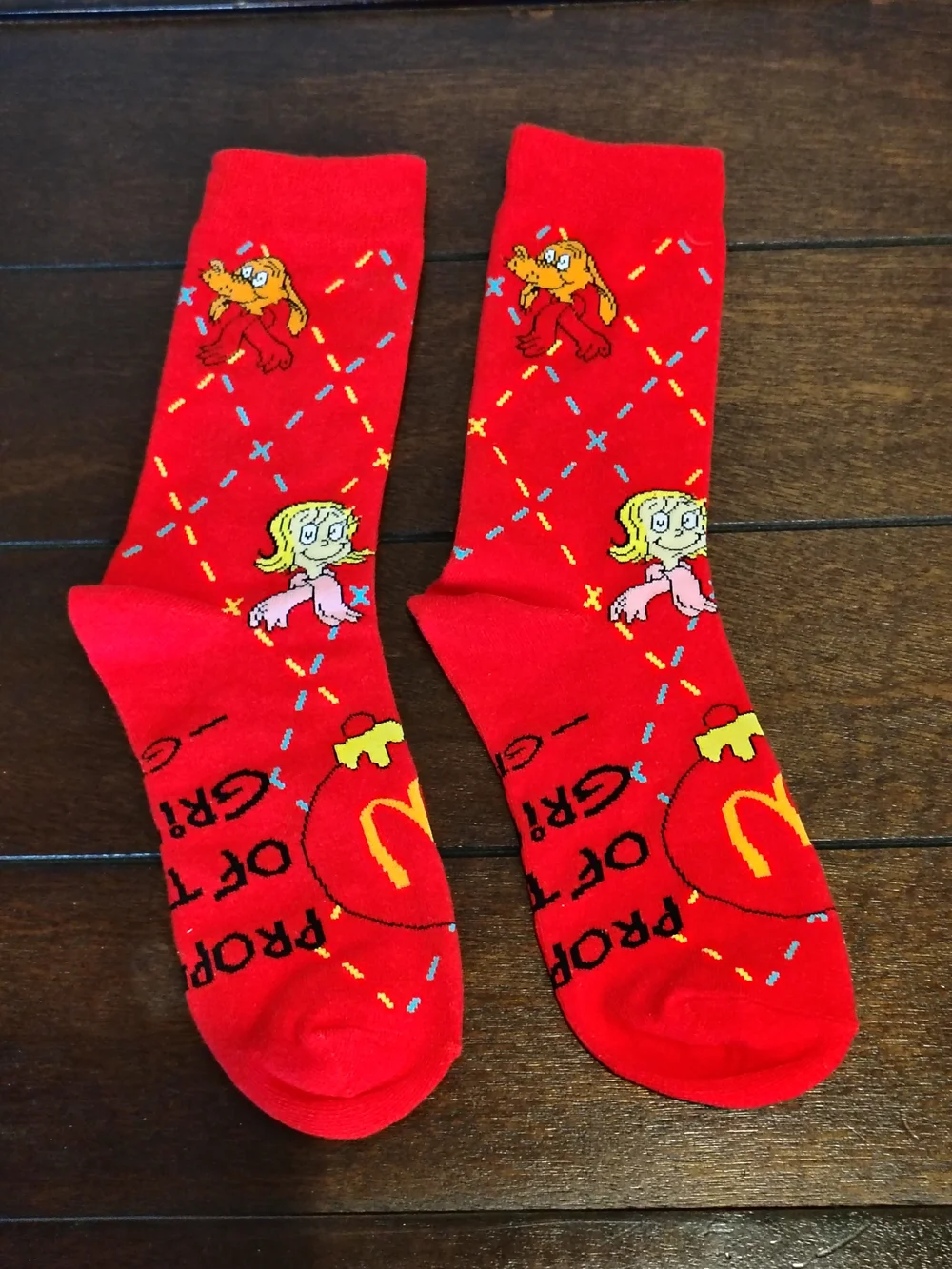 McDonalds bright red