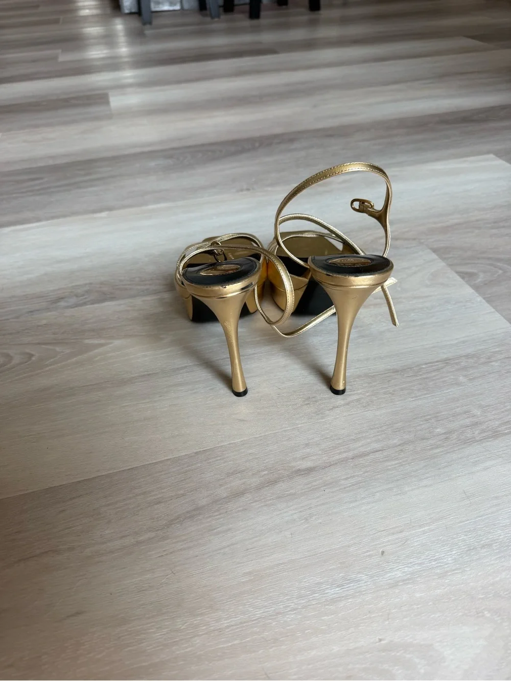 Saint Laurent shiny gold
