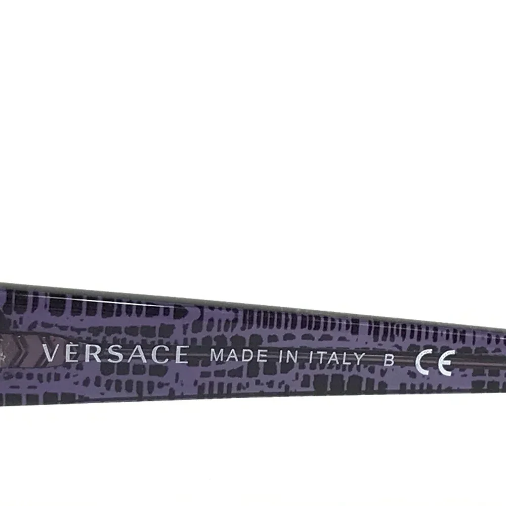 Versace Eyeglasses Frames MOD.3172 5000 Clear Speckled Purple Medusa 54-16-135