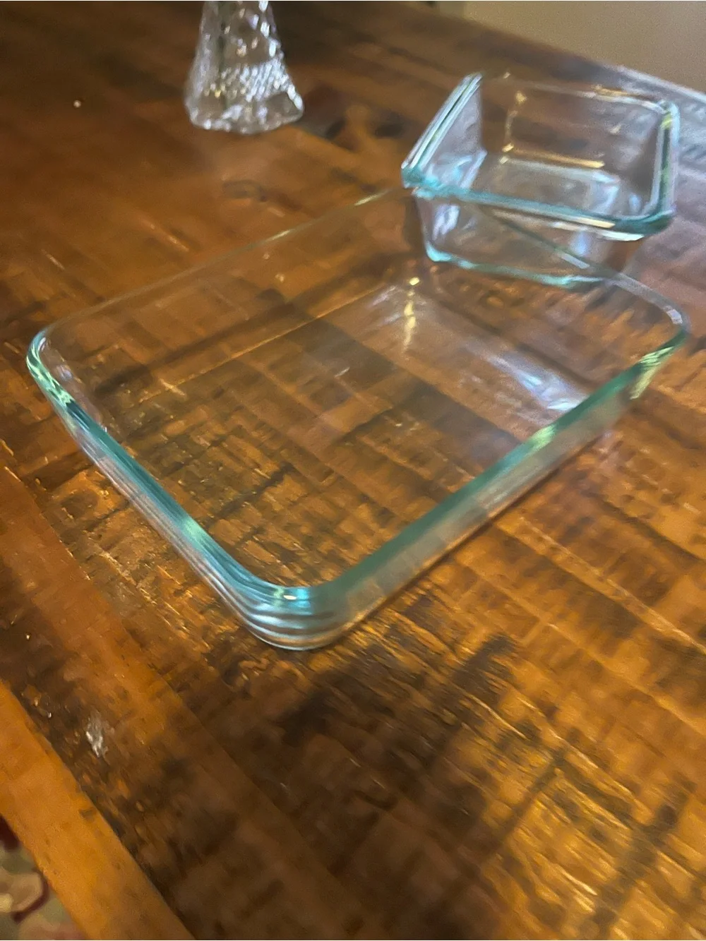 Pyrex embossed text identification