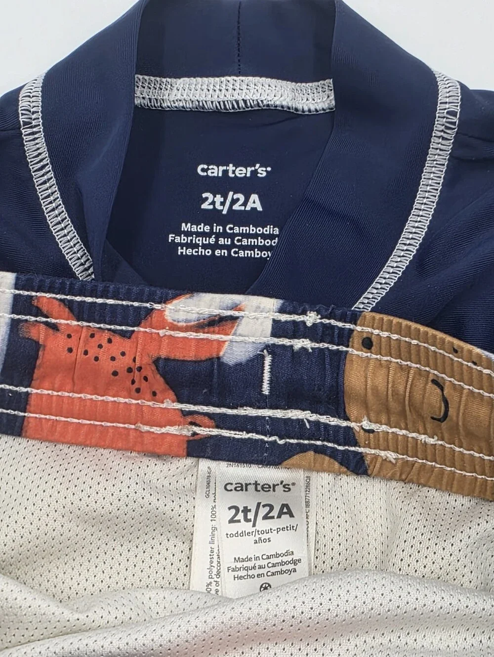 Carters navy long