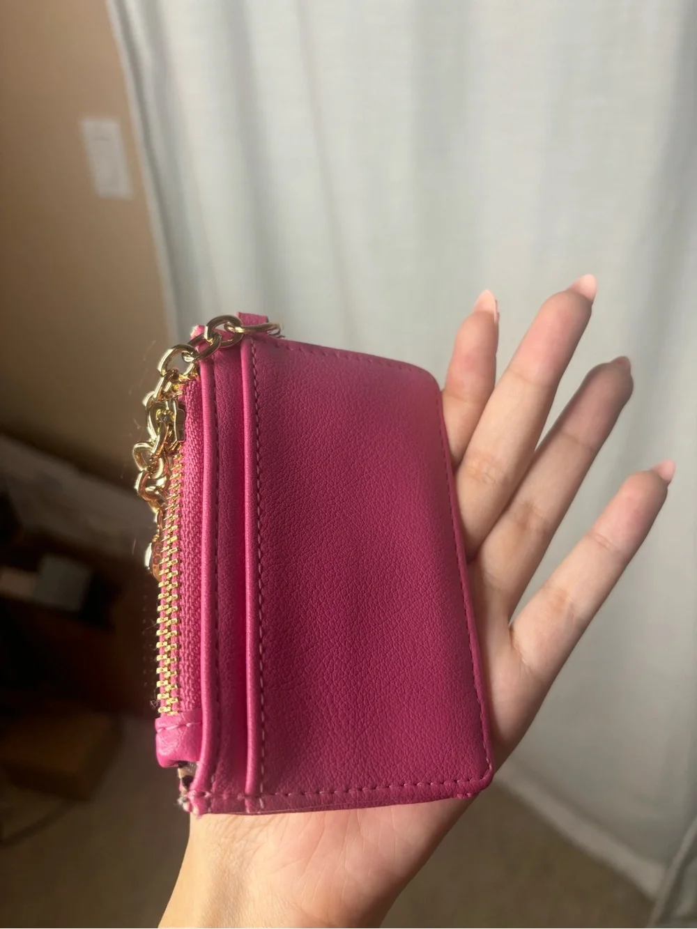 Juicy Couture Pink Heart Accent Card Holder/Wallet