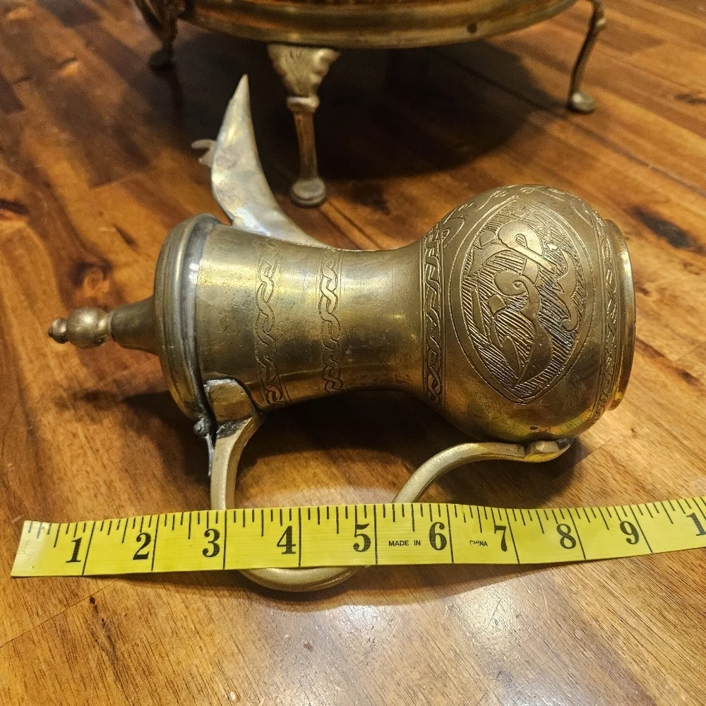Brass tea set
