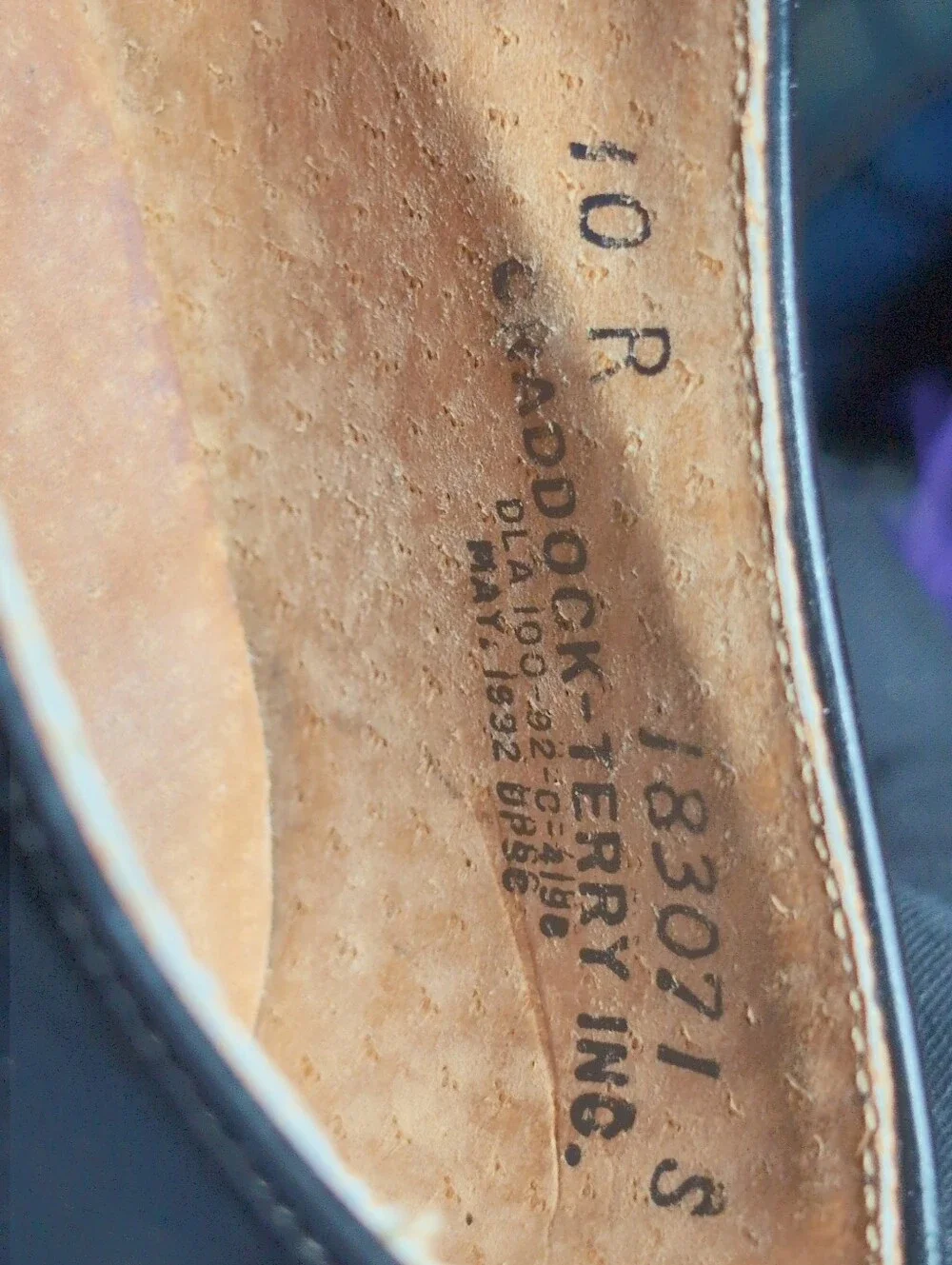 Craddock-Terry use uppers soles
