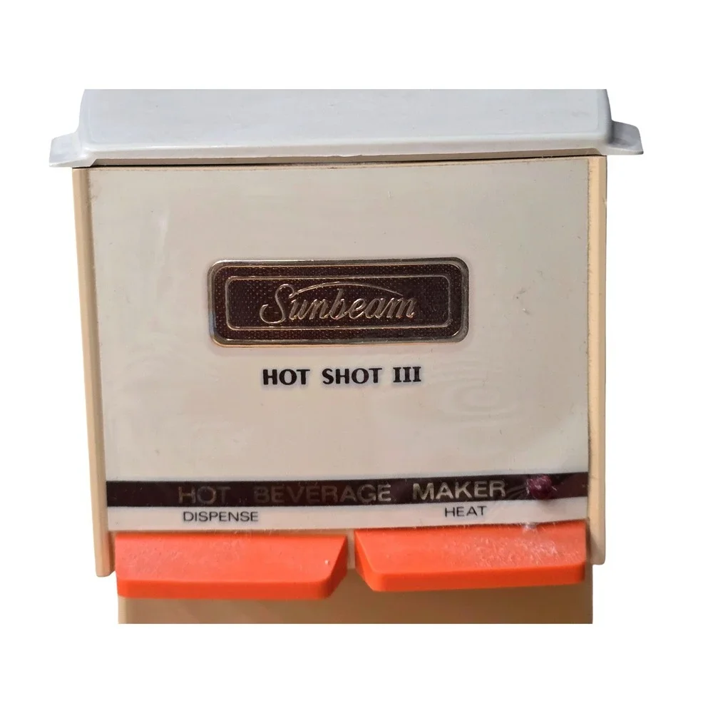 Sunbeam Hot Shot III Hot Beverage Maker 17-16 Water Tea Coffee 1984‎ USA Tested