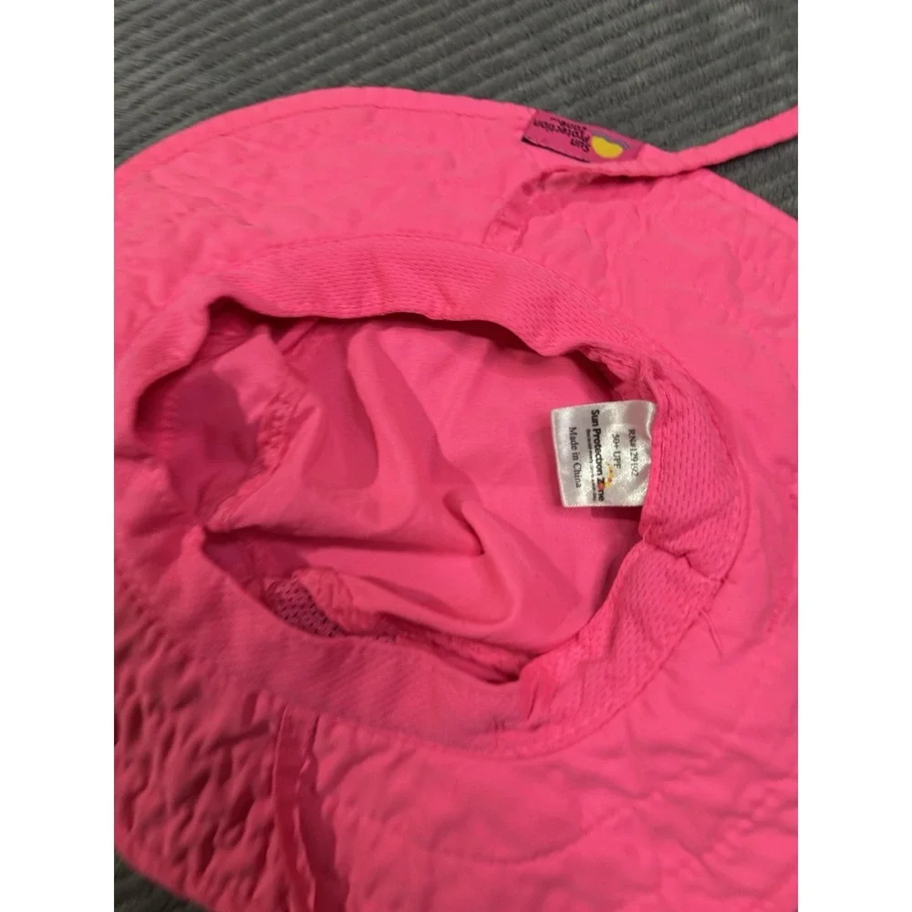 Cat & Jack Baby Girls Pink+SPZ Sun Hat Beach One‎ Size