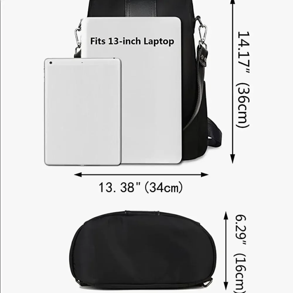 Yaluxe nylon backpack