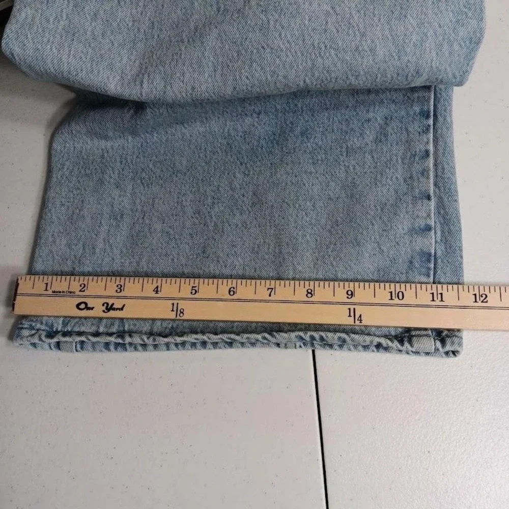 Old Navy Jeans Kids 16 Blue High‎ Rise Baggy Cargo Wide Leg Denim Pants