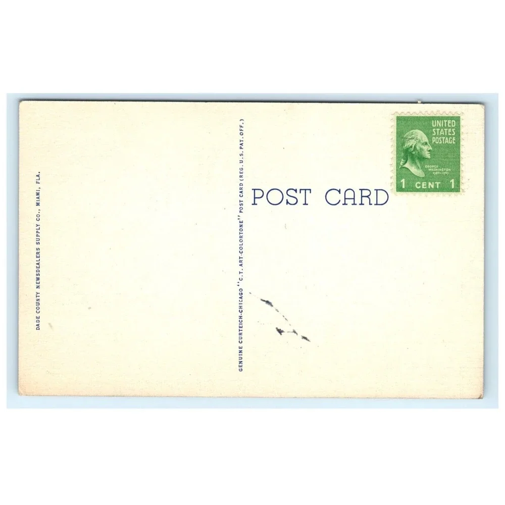 American Vintage vintage postcard