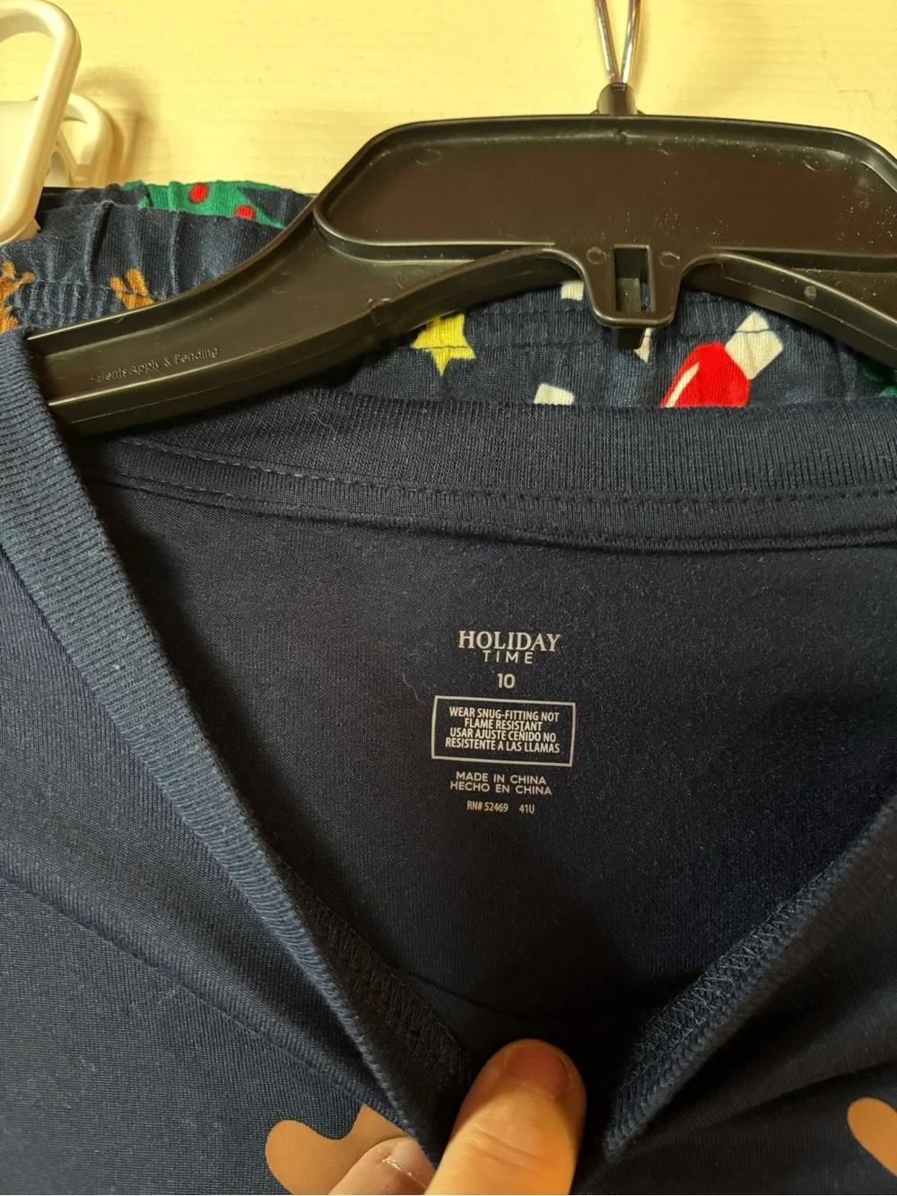 Holiday Time navy long