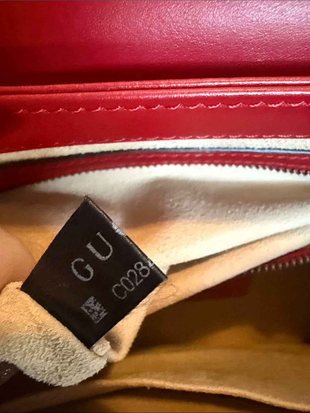 Gucci gold flap accents
