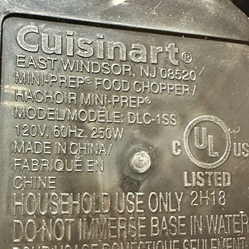 Cuisinart electric this preparation