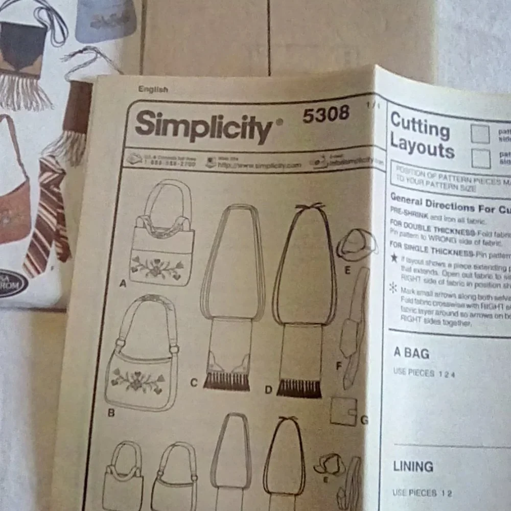 Simplicity sewing pattern