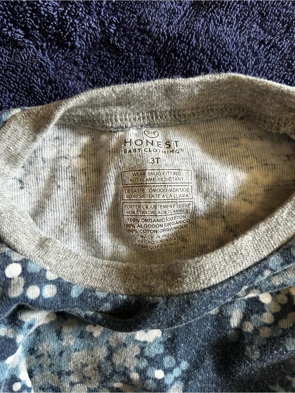 The Honest Company soft blue