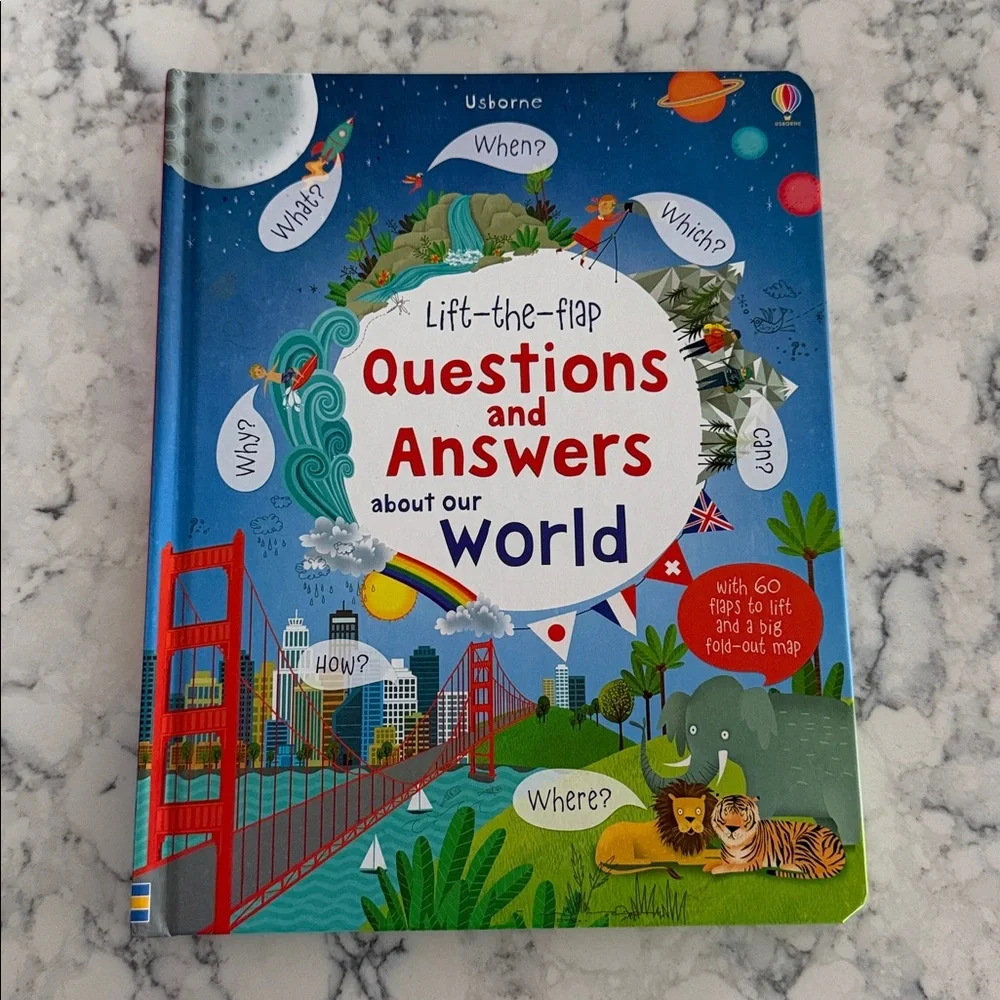 Usborne Lift the Flap Questions and Answers Book Set of 3