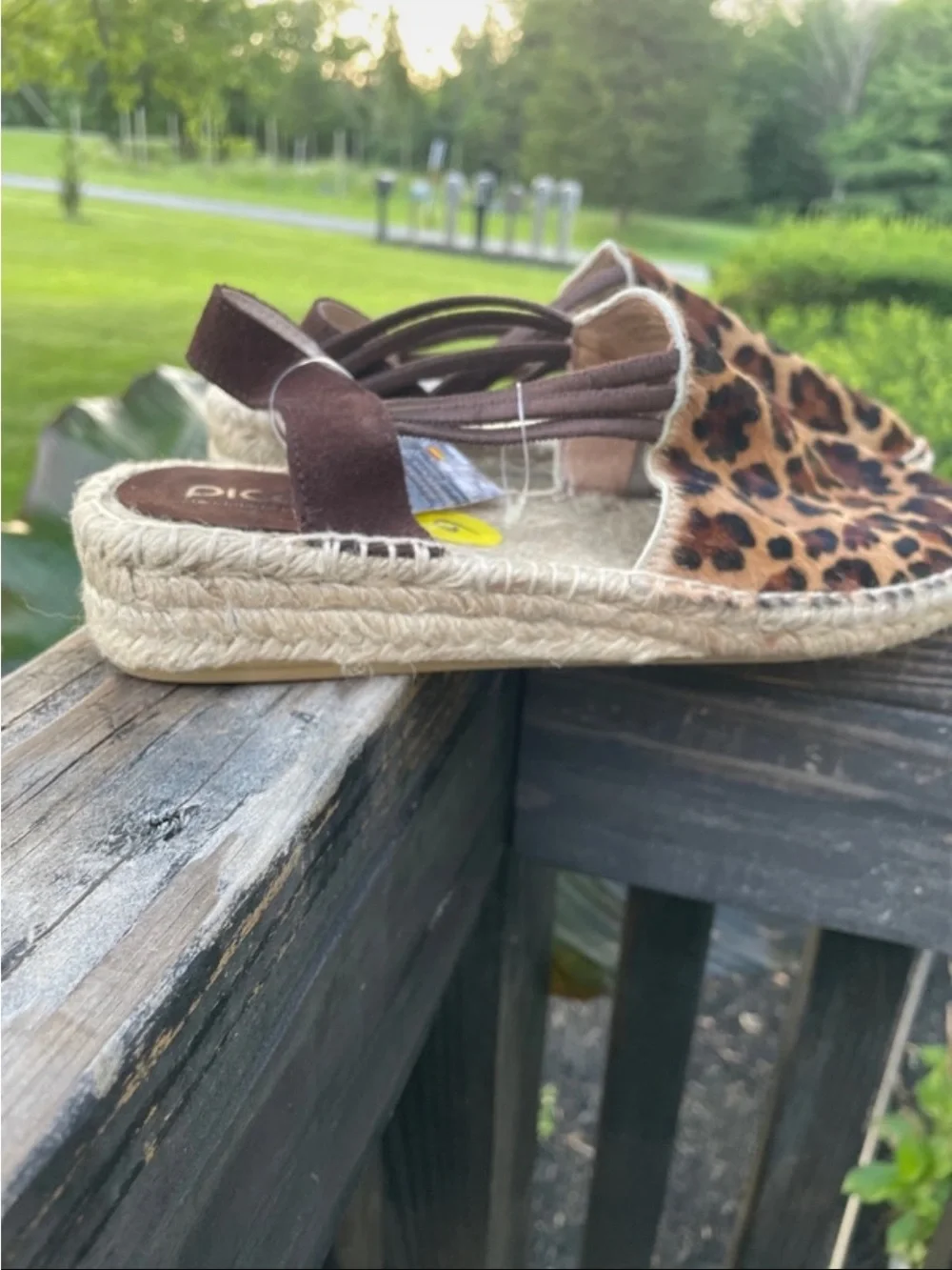 N/A textured espadrille