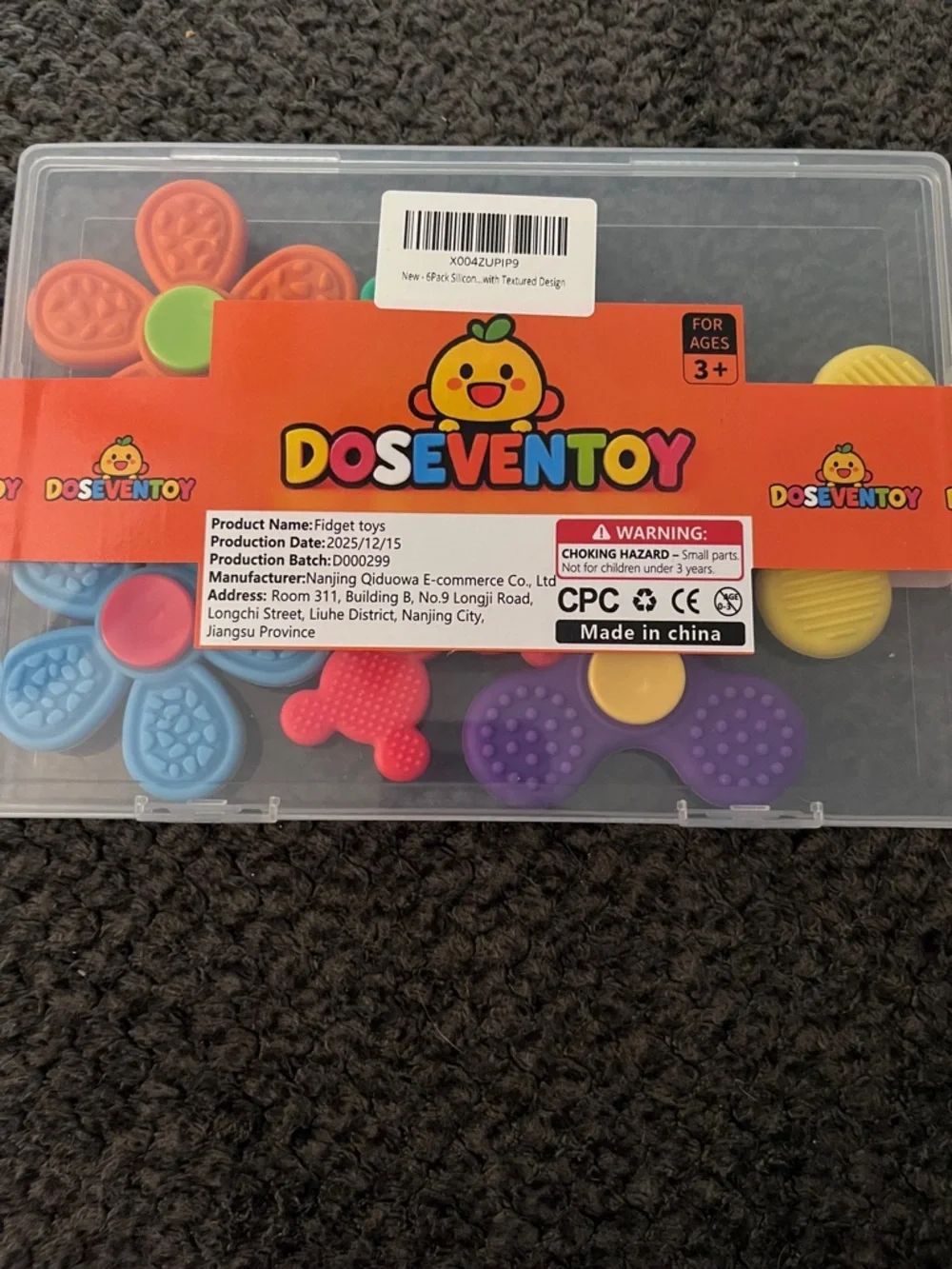 Sensory Fidget Spinner Toys - Assorted Bright Colors