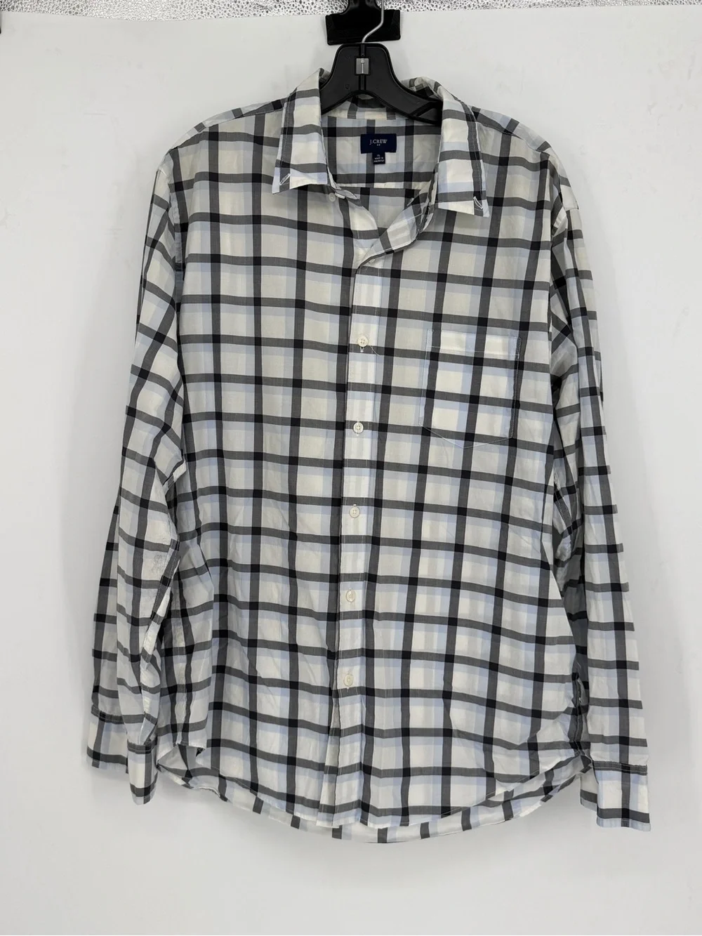 Preppy J. Crew Plaid Button Up Shirt
