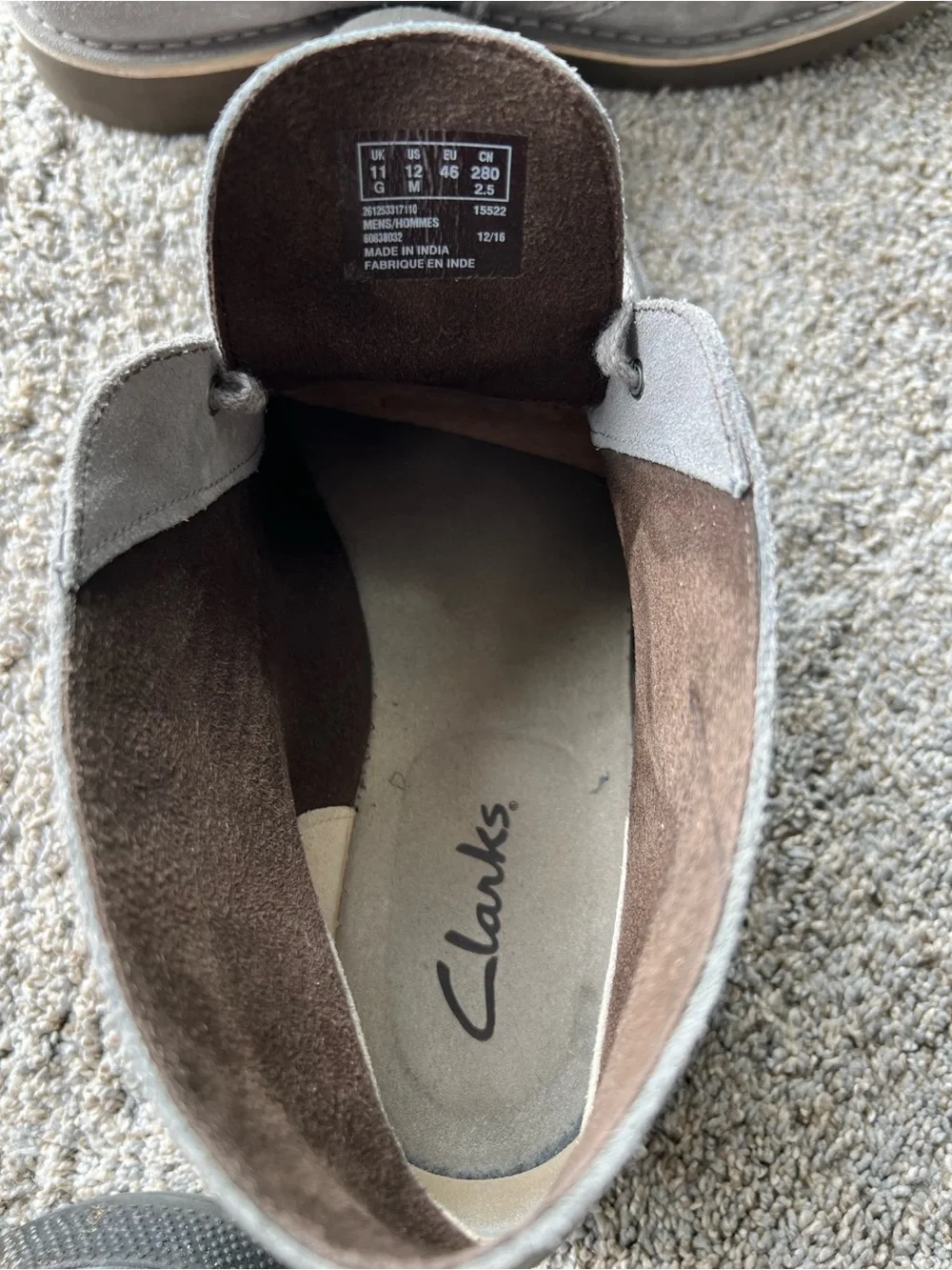 Clarks fit feels