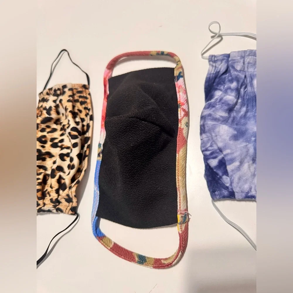 FANCY FACE MASK Set of 4 NEW Fabric Cloth Masks!