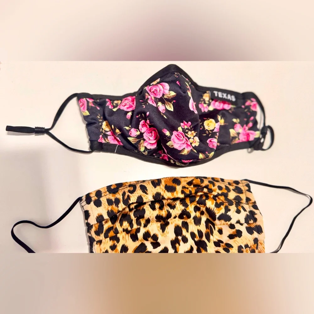 FANCY FACE MASK Set of 4 NEW Fabric Cloth Masks!