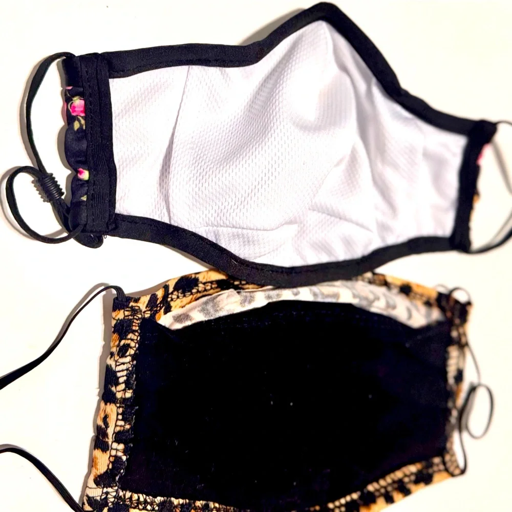 FANCY FACE MASK Set of 4 NEW Fabric Cloth Masks!