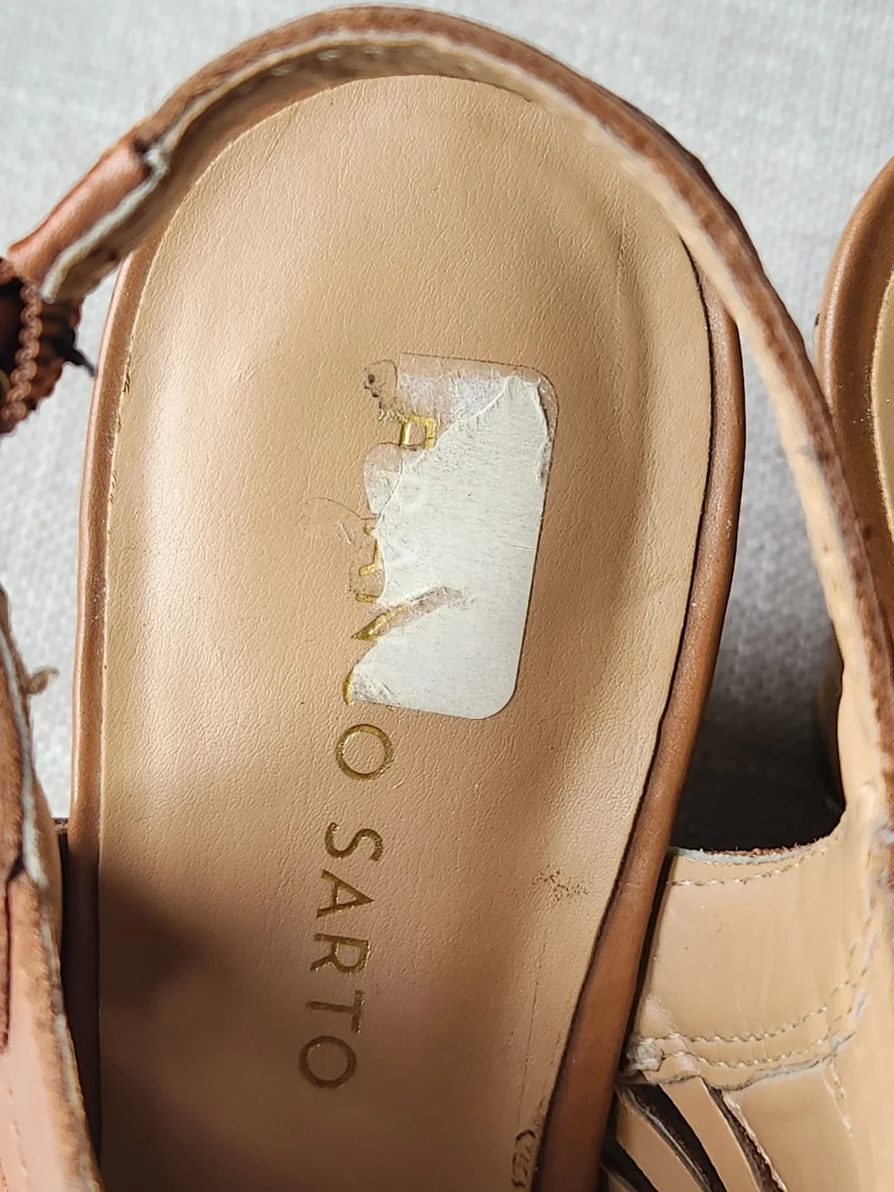 Franco Sarto leather upper