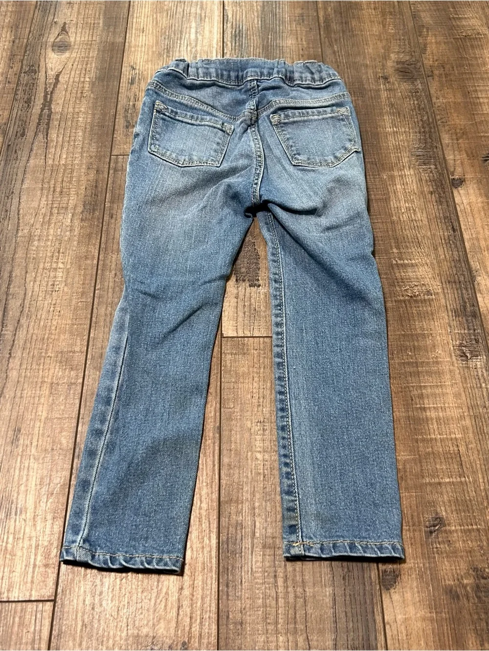 Old Navy Skinny Denim Jeans Pants Toddler Girls 4T Light Wash Adjustable Waist