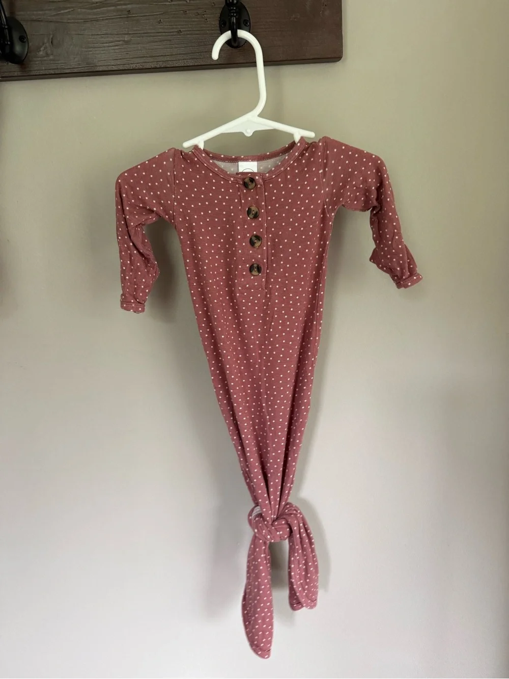 Lou Lou & Co Newborn knotted Gown