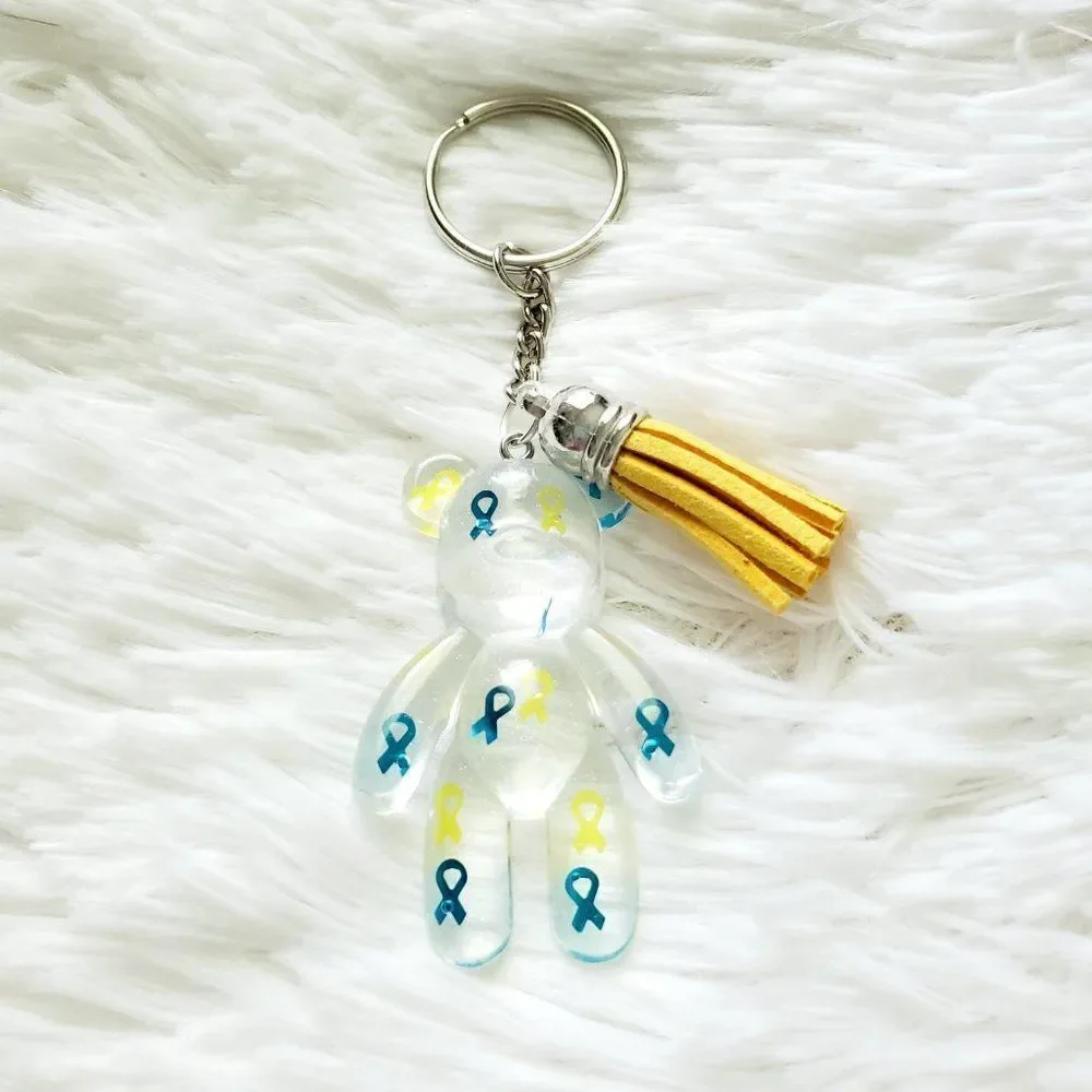Hand Crafted blue yellow