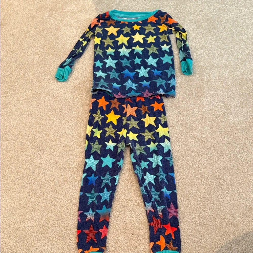 Little Sleepies Multicolor Star Pajama Set