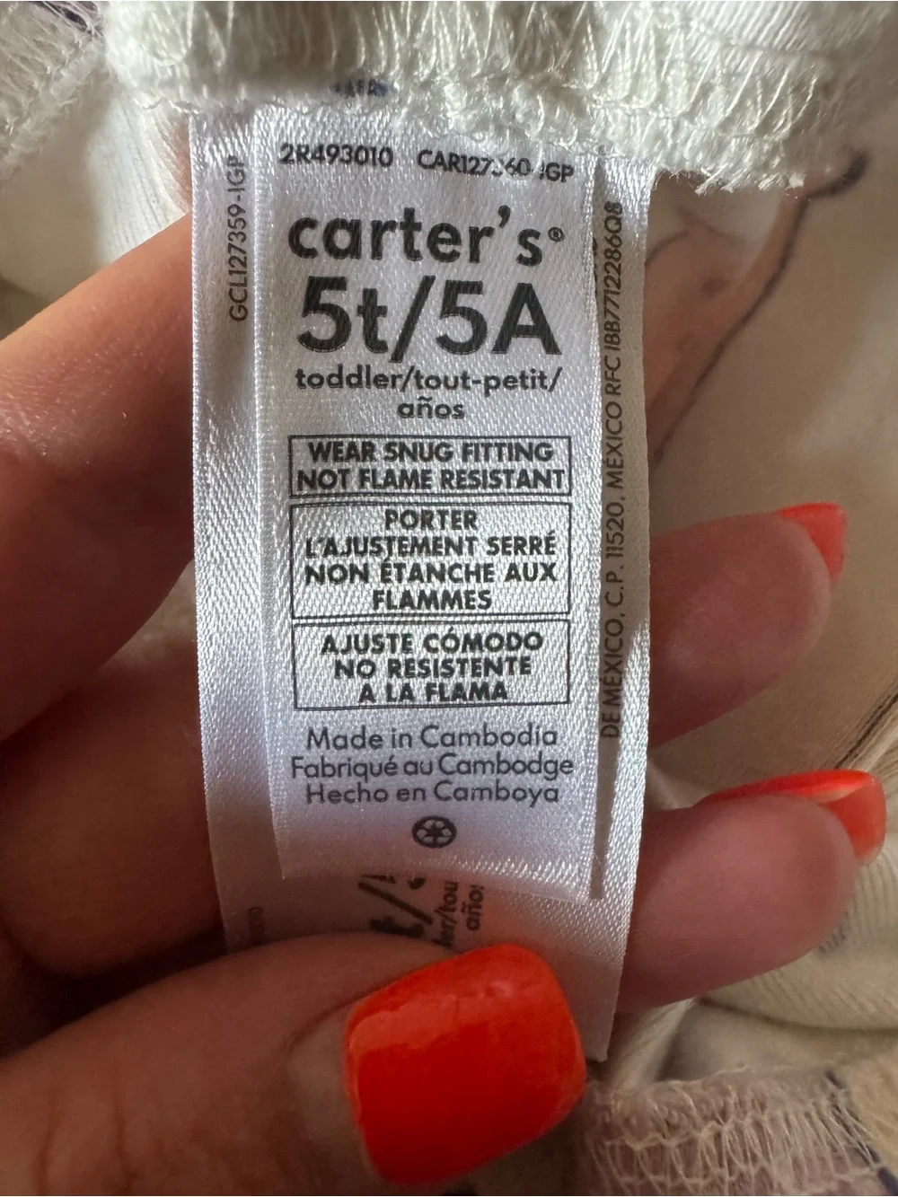 Carters pajama normal