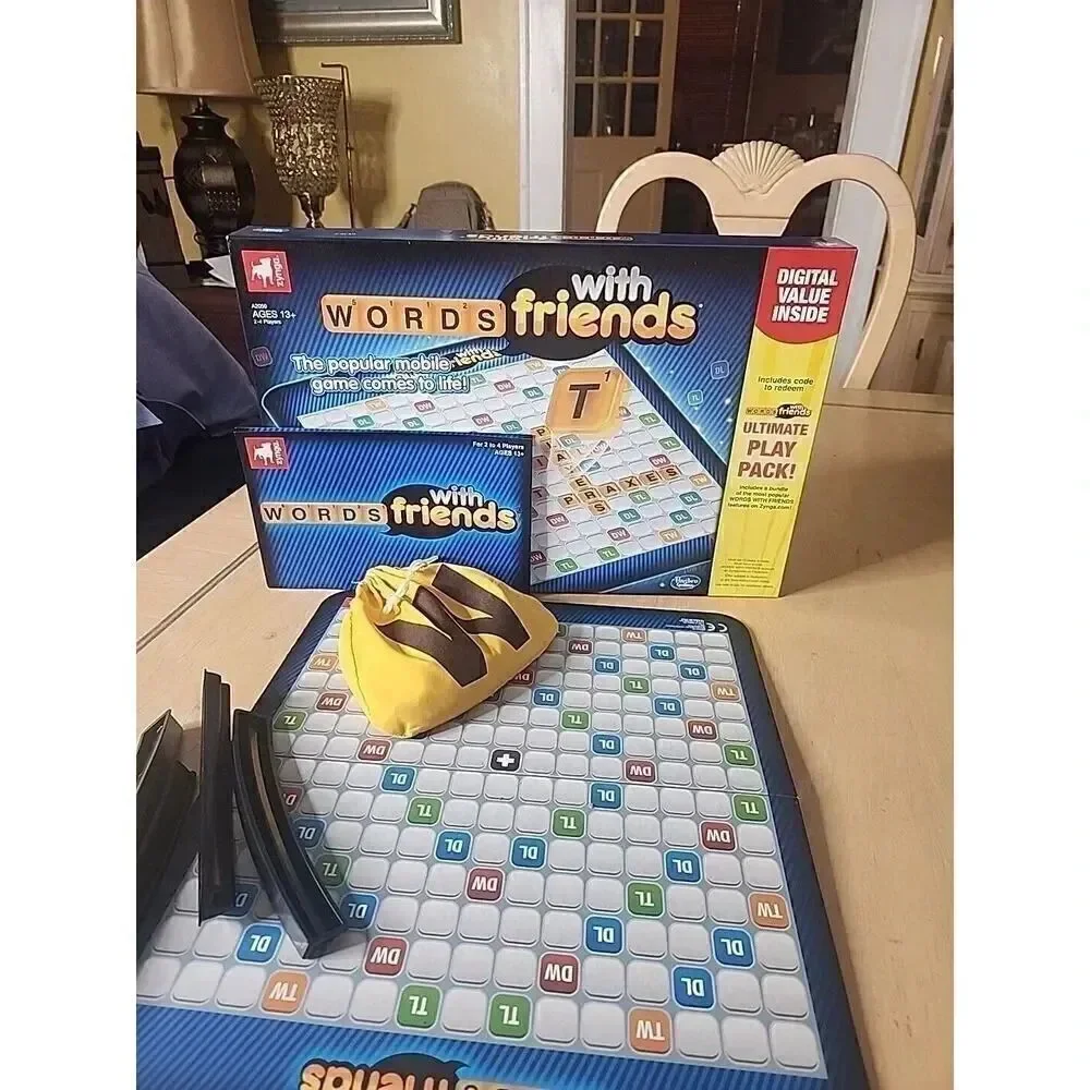 Words with Friends Board Game by Hasbro - 100% Complete
