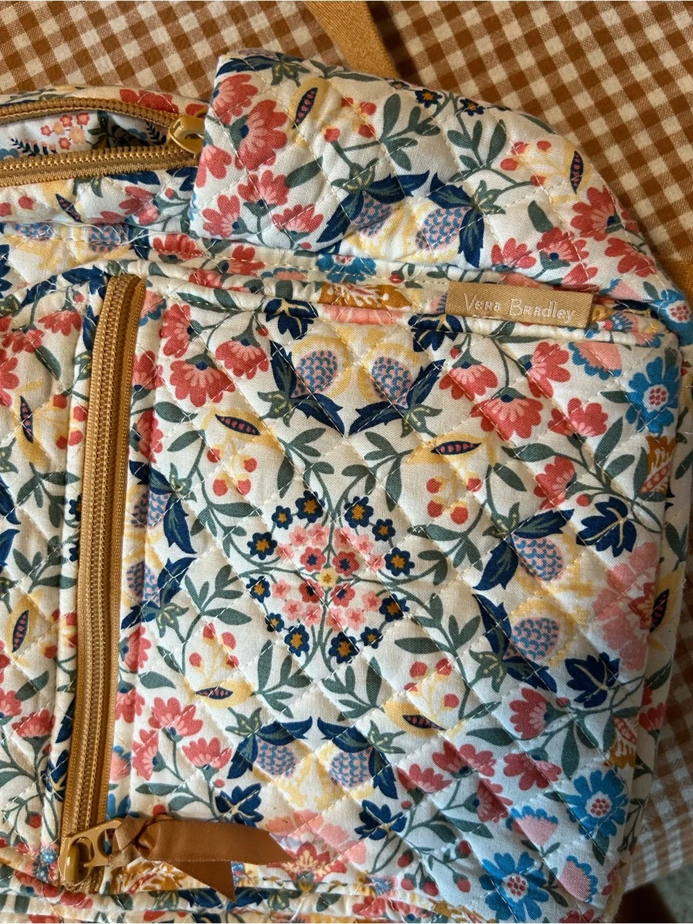 Vera Bradley pink adjustable straps